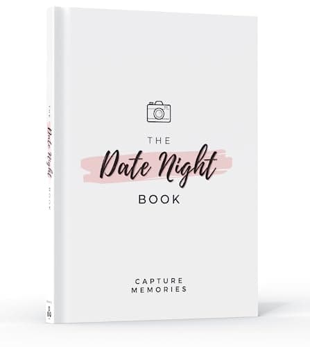 The Date Night Book – 60 Scratch-Off Date Ideas for Couples, Keepsake Adventure Album & Memory Book, Fun Romantic Gift for Him & Her, Anniversary, Valentine’s, Wedding