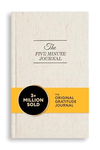 Intelligent Change The Five Minute Journal - Original Daily Gratitude Journal 2025 for Happiness, Mindfulness & Reflection - Daily Affirmations - Undated Planner Gifts for Women & Men