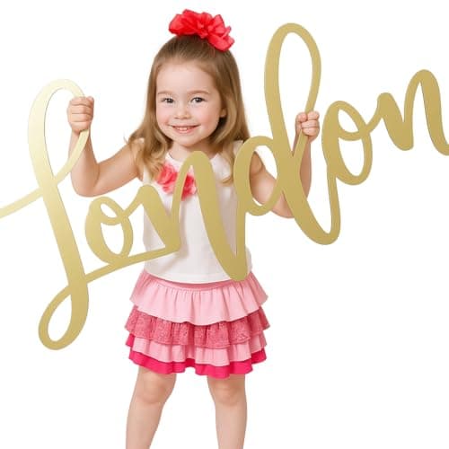 Personalized Custom Wood Name Sign, Nursery Name Sign, Family Name Signs, Choice of Size & Fonts!
