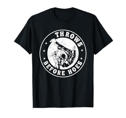 Funny Judoist Jiu Jitsu Judo Martial Arts Gift Idea T-Shirt - Unisex-Adults - Black - Small - Short Sleeve - Classic Fit - Cotton, Polyester Blend