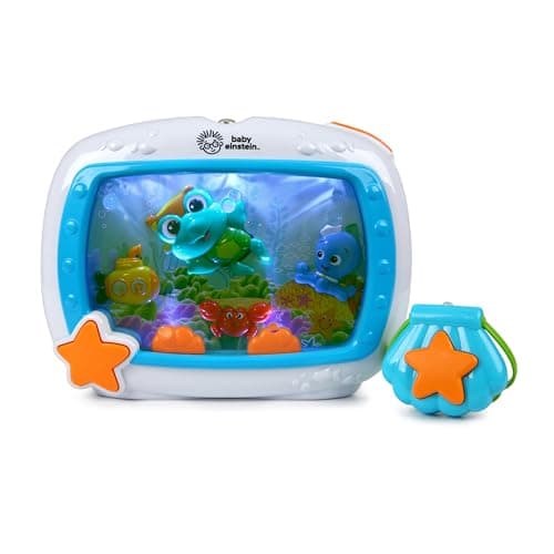 Baby Einstein Sea Dreams Soother Musical Crib Toy and Sound Machine, Newborn and up