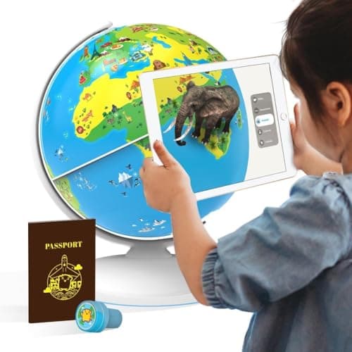 PlayShifu Smart Educational Globe for Kids, Interactive AR Toy, Ideal for Preschool Learning, Birthday Gift for Boys and Girls, STEM Toy for Kids Ages 4-10