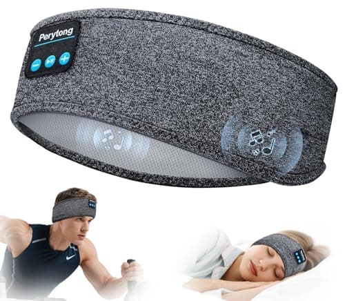 Perytong Sleep Headphones Wireless, Bluetooth Sports Headband Headphones with Ultra-Thin HD Stereo Speakers Perfect for Sleeping,Workout,Jogging,Yoga,Insomnia, Air Travel, Meditation