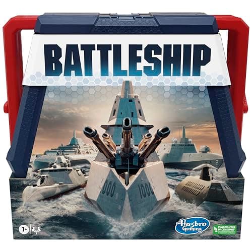 Battleship Classic Board Game | Strategy Games for Kids and Adults | Ages 7+ | 2 Players | Fun Kids Games | Family Games